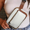 White Adjustable Strap Mini PU Leather Crossbody Bag