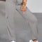 Gray Waffle Texture Cargo Pocket Jogger Pants