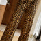 Leopard Animal Print Wide Leg Pants