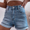 Ashleigh Blue Rhinestone Embellished Denim Shorts