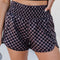 Brown Leopard High Waisted Athletic Shorts