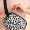 White Cheetah Print Multi Interlayer Zipped Crossbody Bag