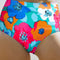 Rose Red Floral Print High Waist Bikini Bottoms