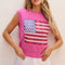 Bonbon Sparkling American Flag Knitted Vest